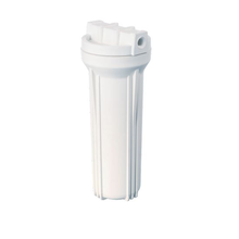 10" slim 1/4" White Filter Housing
