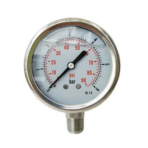 10 Bar Top-Mount Pressure Gauge