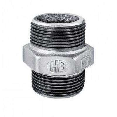 GI Hex Nipple 2" – Strong Threaded Connector