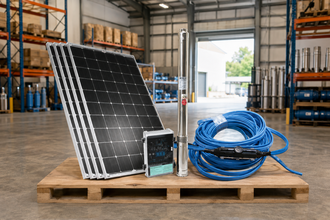 Complete Solar Water Pump – 3 m³/Day at 60 m Head